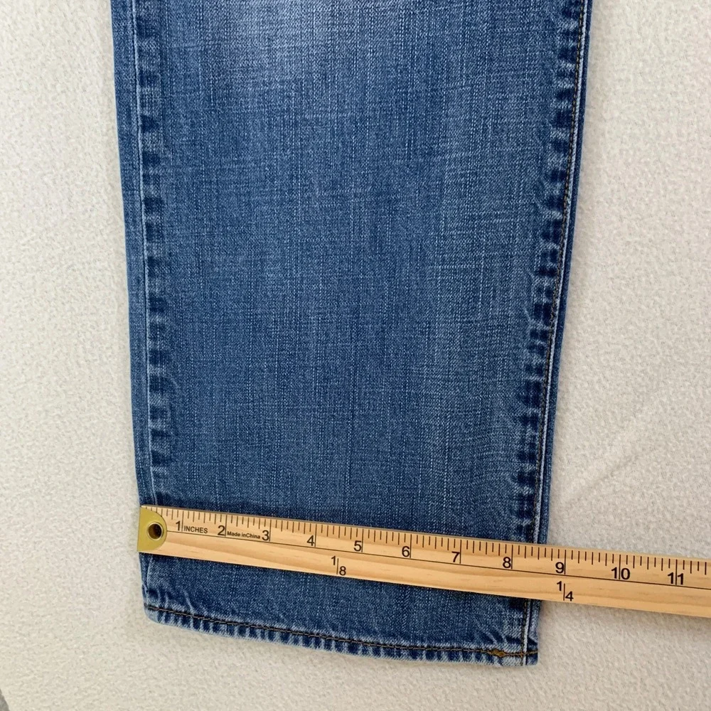 Rock &‎ Republic Men's Neil Straight Leg Denim Jeans Light Wash Blue Size 34x30